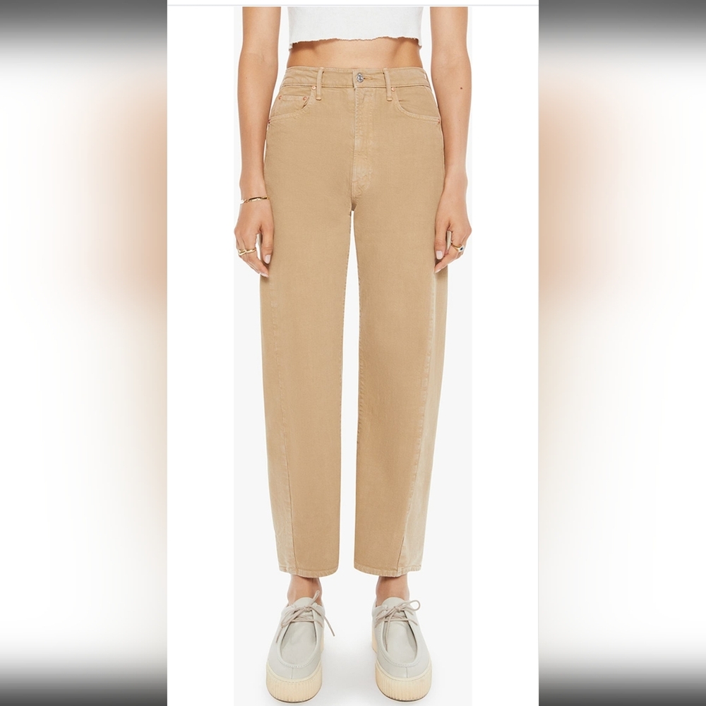 MOTHER The Half Pipe Flood High Waist Ankle Wide Leg Jeans